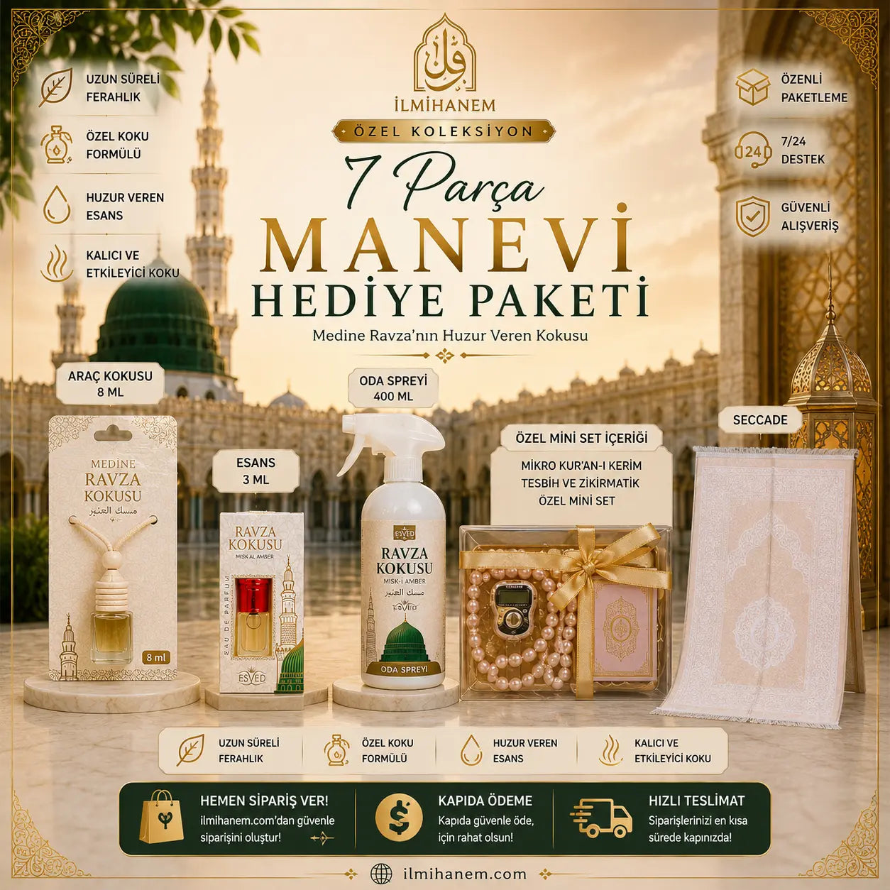 7 Parça Manevi Hediye Paketi