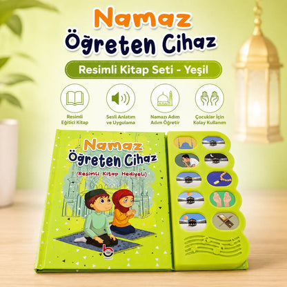 Namaz Öğreten Sesli Cihaz ve Resimli Kitap Seti