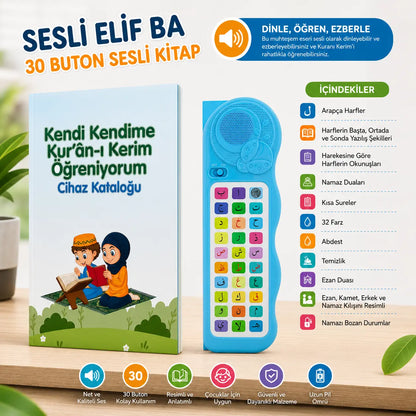 Kuran-ı Kerim Öğreten Sesli Cihaz | Elif Ba Seti